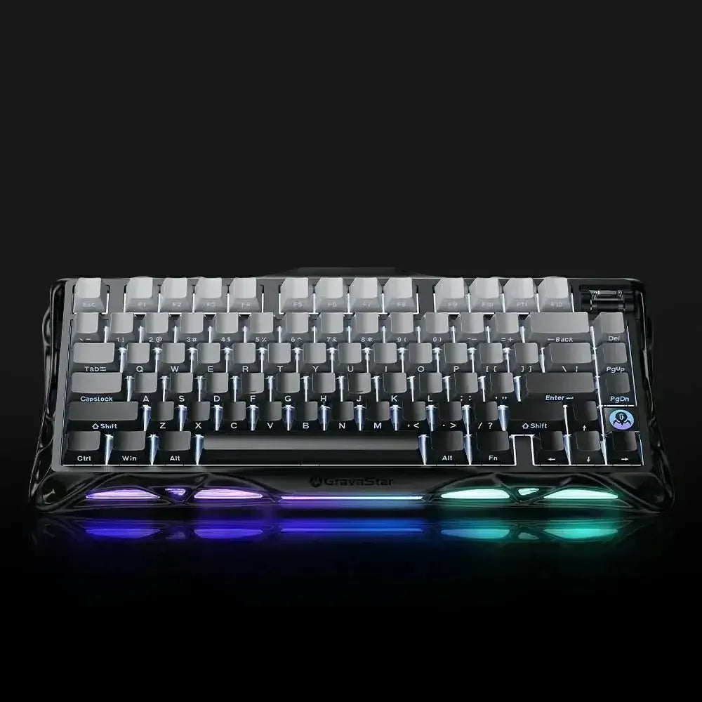 GravaStar - Mercury K1 Gradient Black Wireless Mechanical Keyboard - Bezprzewodowa Klawiatura Mechaniczna