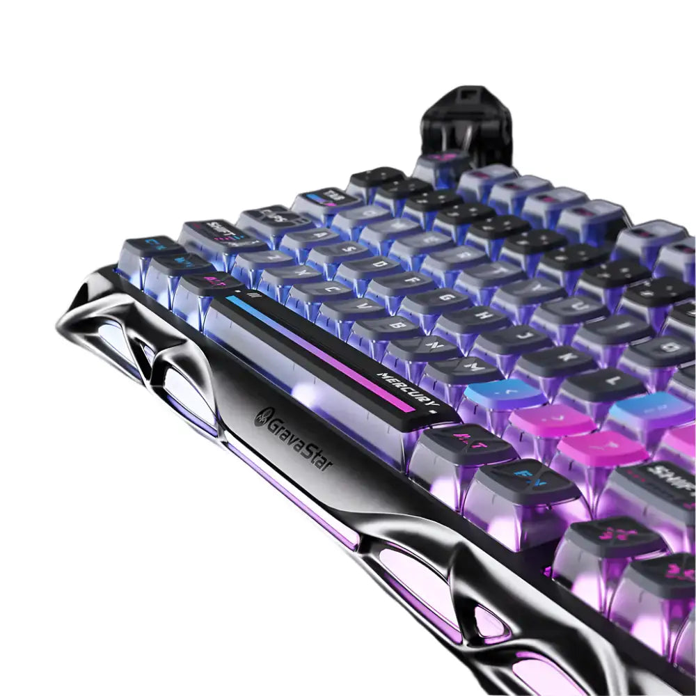 GravaStar - Mercury K1 Pro Special Edition Cyberpunk Wireless Mechanical Keyboard - Bezprzewodowa Klawiatura Mechaniczna