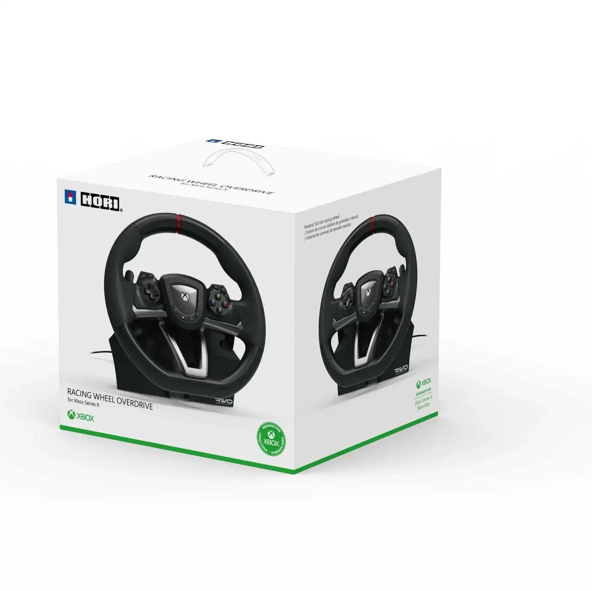 HORI - Racing Wheel Overdrive Designed for Xbox Series X | S, Xbox One - Kierownica Wyścigowa z Pedałami