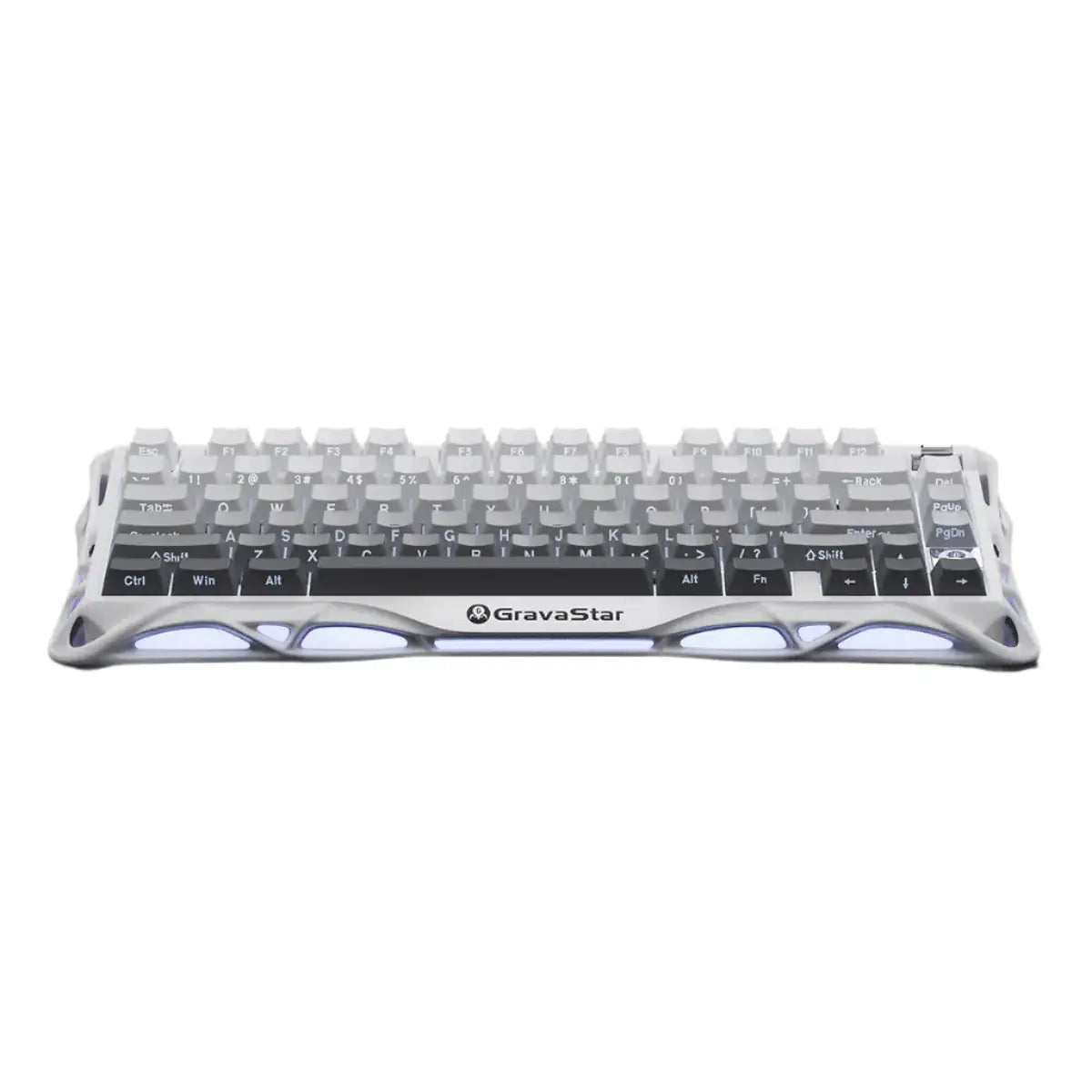 GravaStar - Mercury K1 Gradient White Wireless Mechanical Keyboard - Bezprzewodowa Klawiatura Mechaniczna