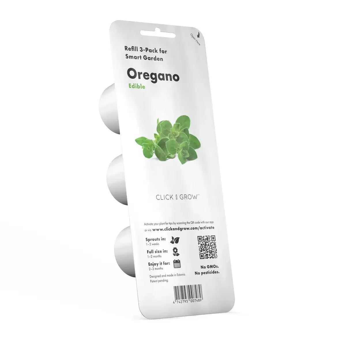 Click & Grow - Smart Garden Refill Oregano - Starter do Uprawy z Nasionami - Lebiodka Pospolita
