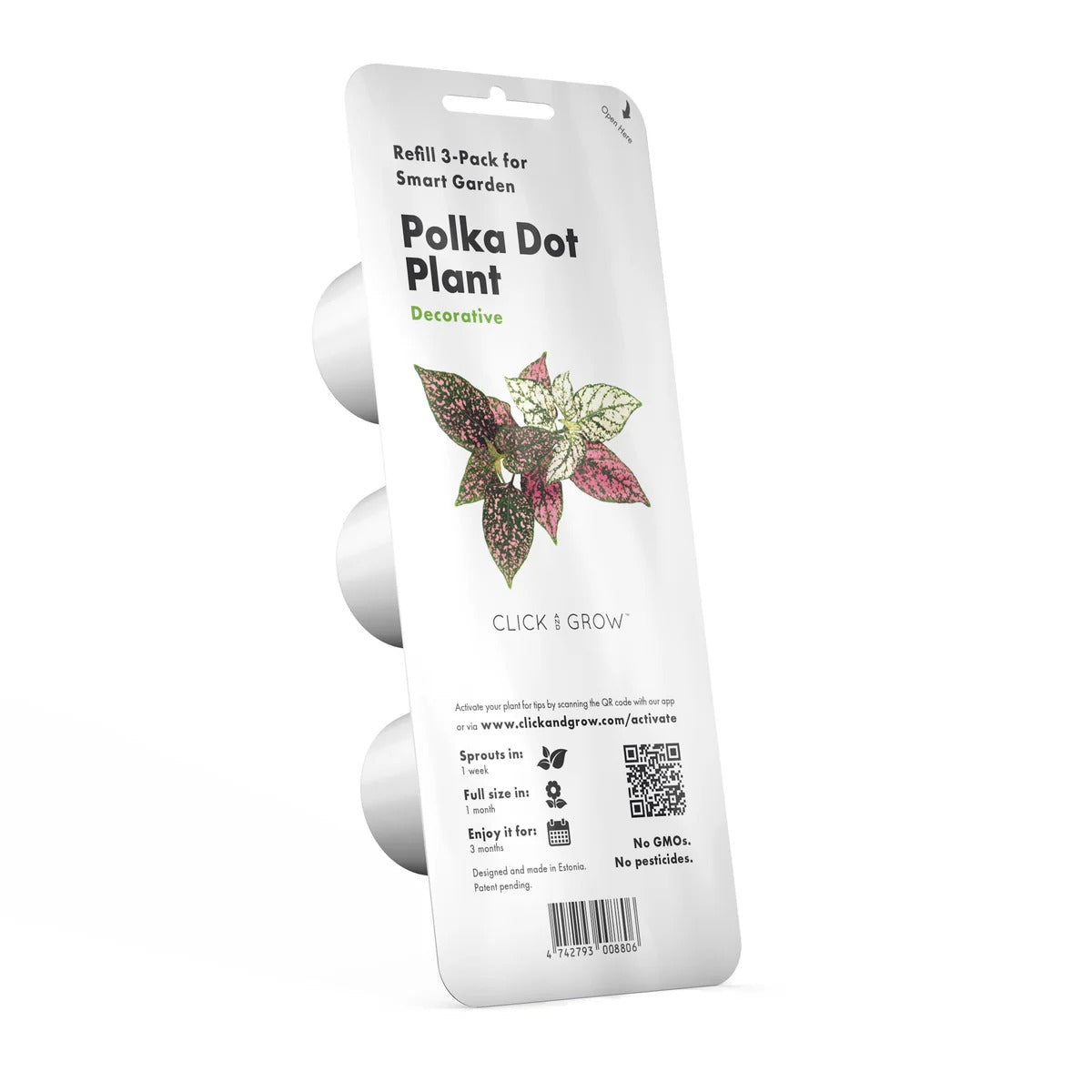 Click & Grow - Smart Garden Refill Polka Dot - Starter do Uprawy z Nasionami - Niedośpian Kłosolistny