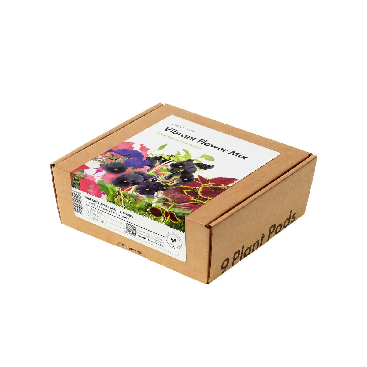 Click & Grow - Smart Garden Refill Vibrant Flower Mix - Starter do Uprawy z Nasionami - Mix Kwiatów Kolorowych