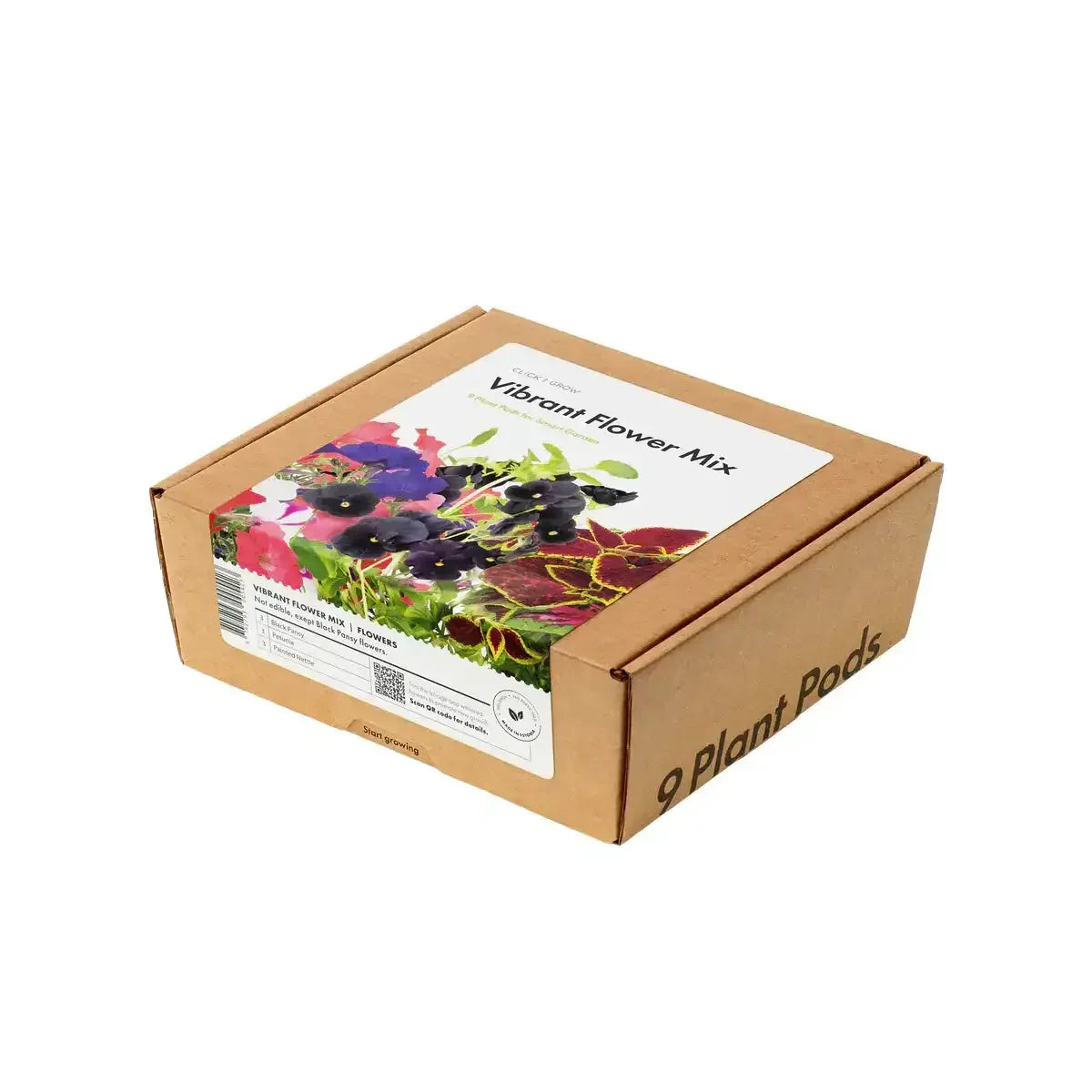 Click & Grow - Smart Garden Refill Vibrant Flower Mix - Starter do Uprawy z Nasionami - Mix Kwiatów Kolorowych