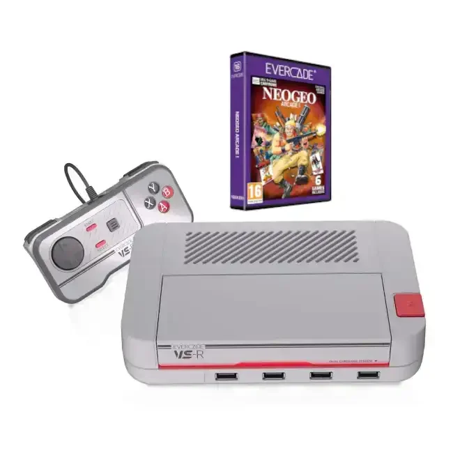 Evercade - VS-R Retro Console + NEOGEO Arcade 1 - Retro Konsola z Kontrolerem