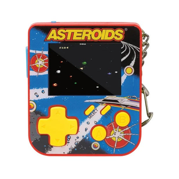 Evercade - Super Micro - Asteroids Keychain Gamer Retro Mini Console - Przenośna Mini Konsola Retro