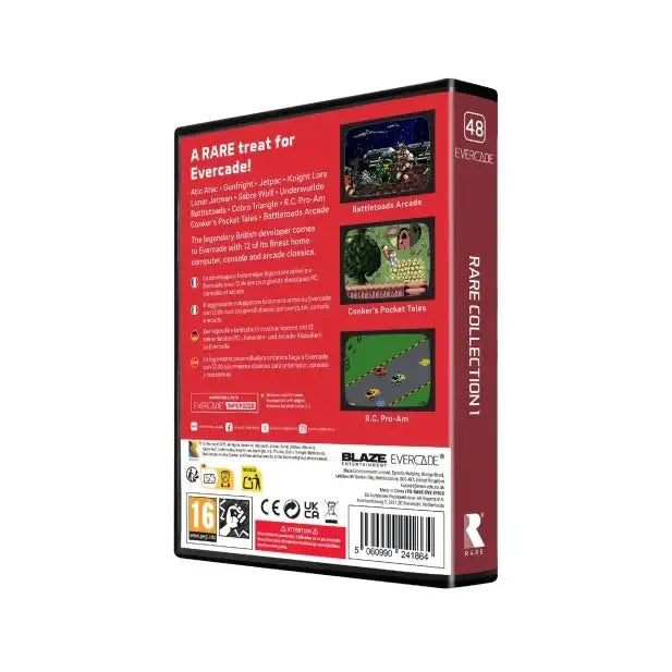 Evercade - Rare Collection 1 - Zestaw Gier Retro