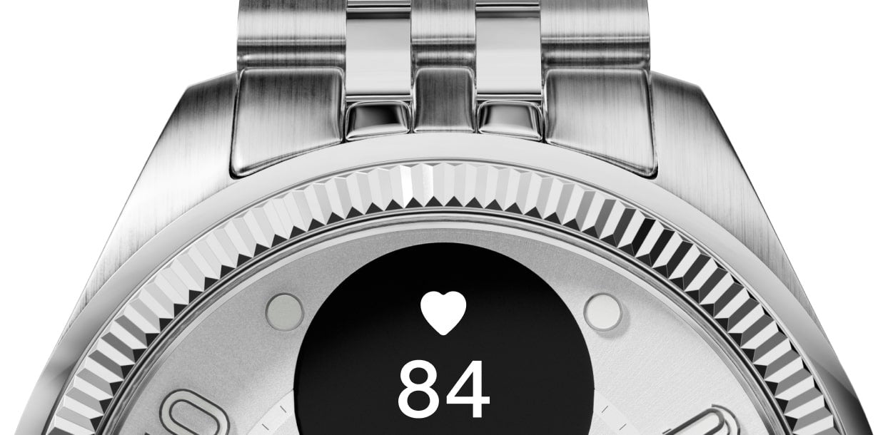 Withings - ScanWatch Nova Brilliant - Elegancki Smartwatch Moniturujący Zdrowie 39 mm