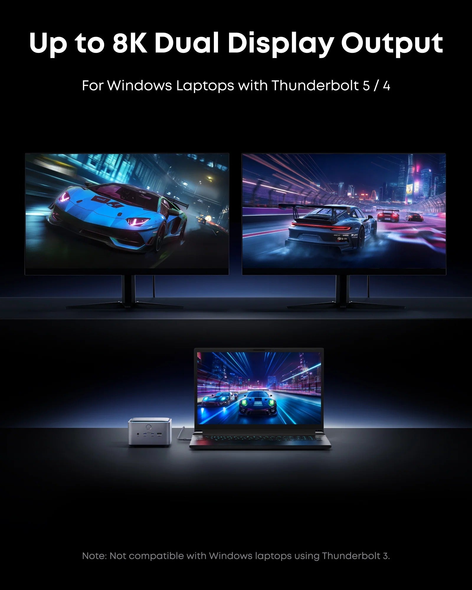 Anker - Prime TB5 Docking Station (14-in-1, 8K, Thunderbolt 5) - Hub USB-C TB5