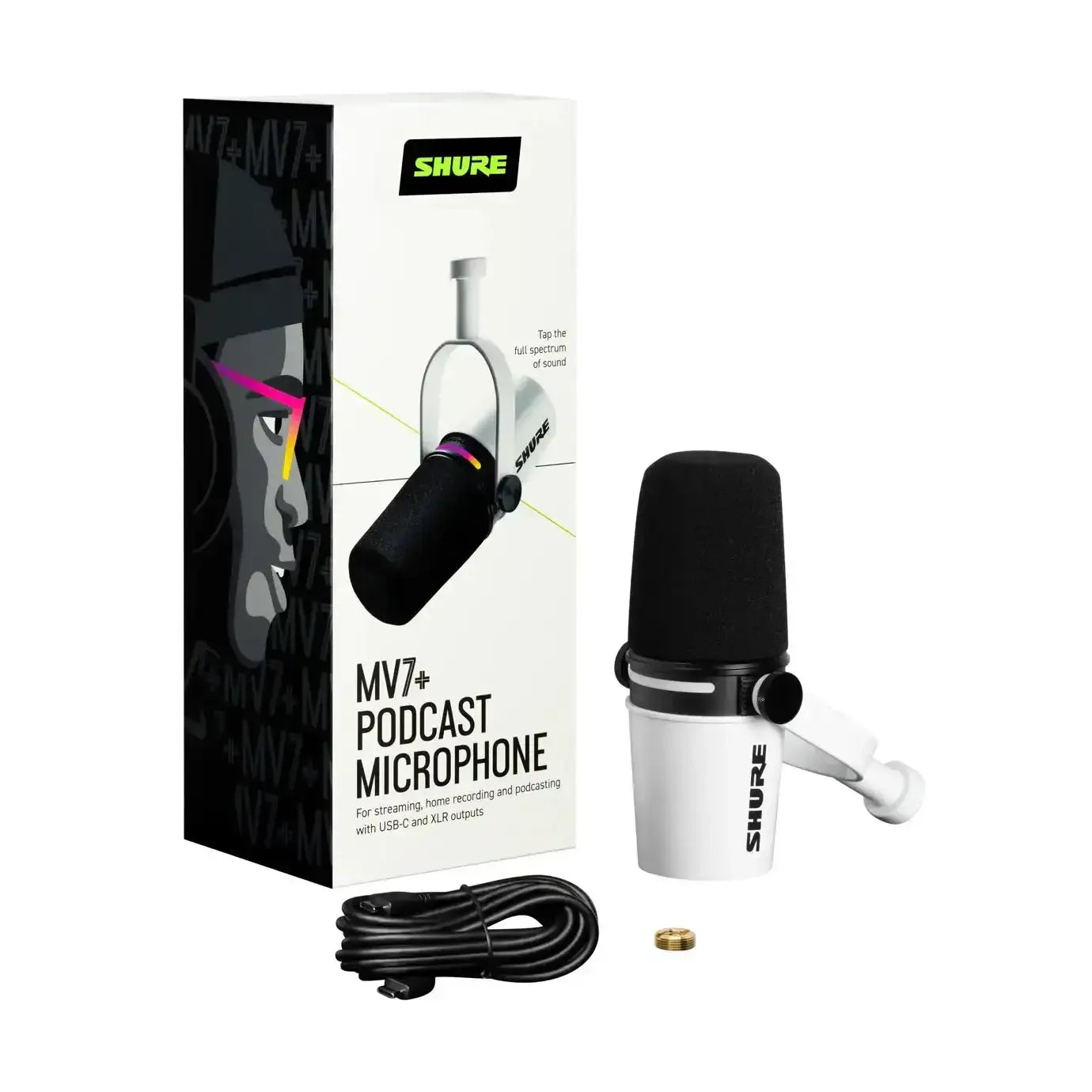 Shure - MV7+ Podcast Microphone - Mikrofon do podcastów