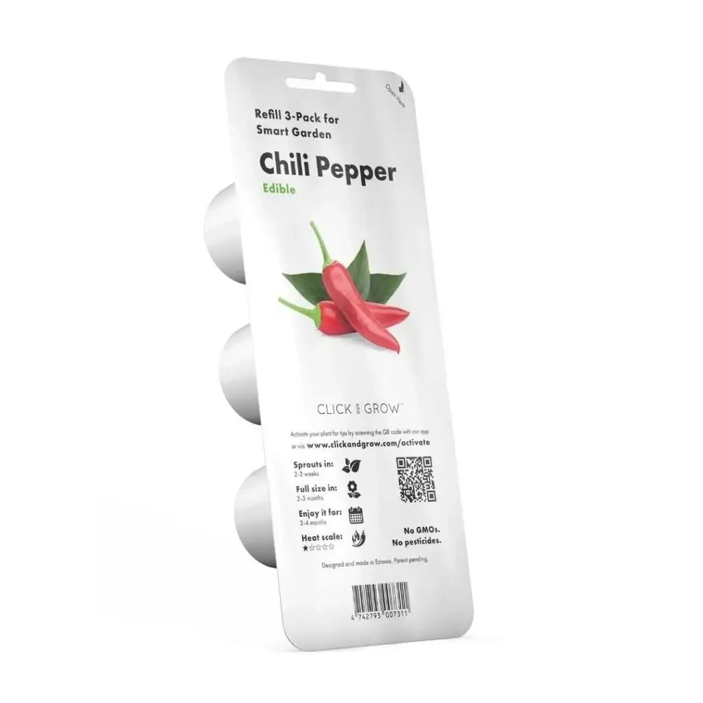 Click & Grow - Smart Garden Refill Chili Pepper - Starter do Uprawy z Nasionami - Papryczka Chili