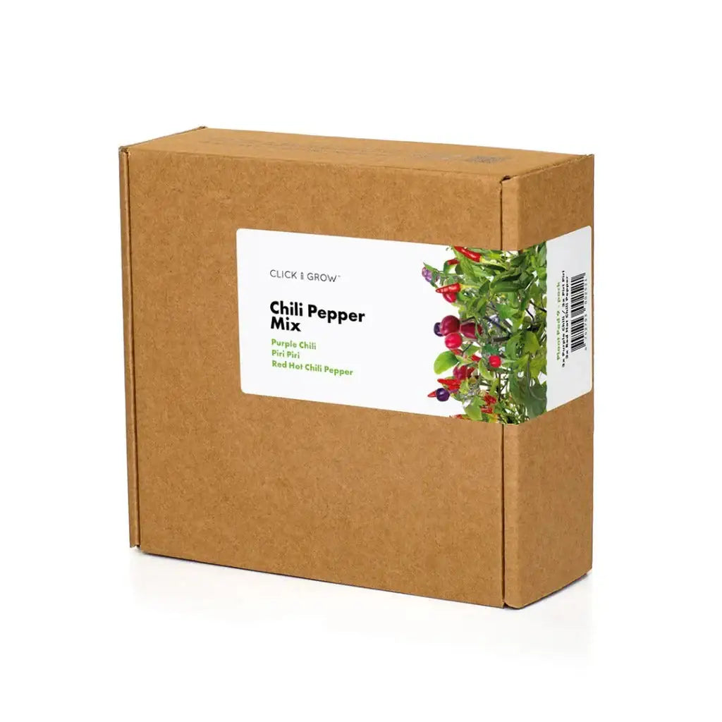 Click & Grow - Smart Garden Refill Chili Pepper Mix - Starter do Uprawy z Nasionami - Mix Papryczek Chilli
