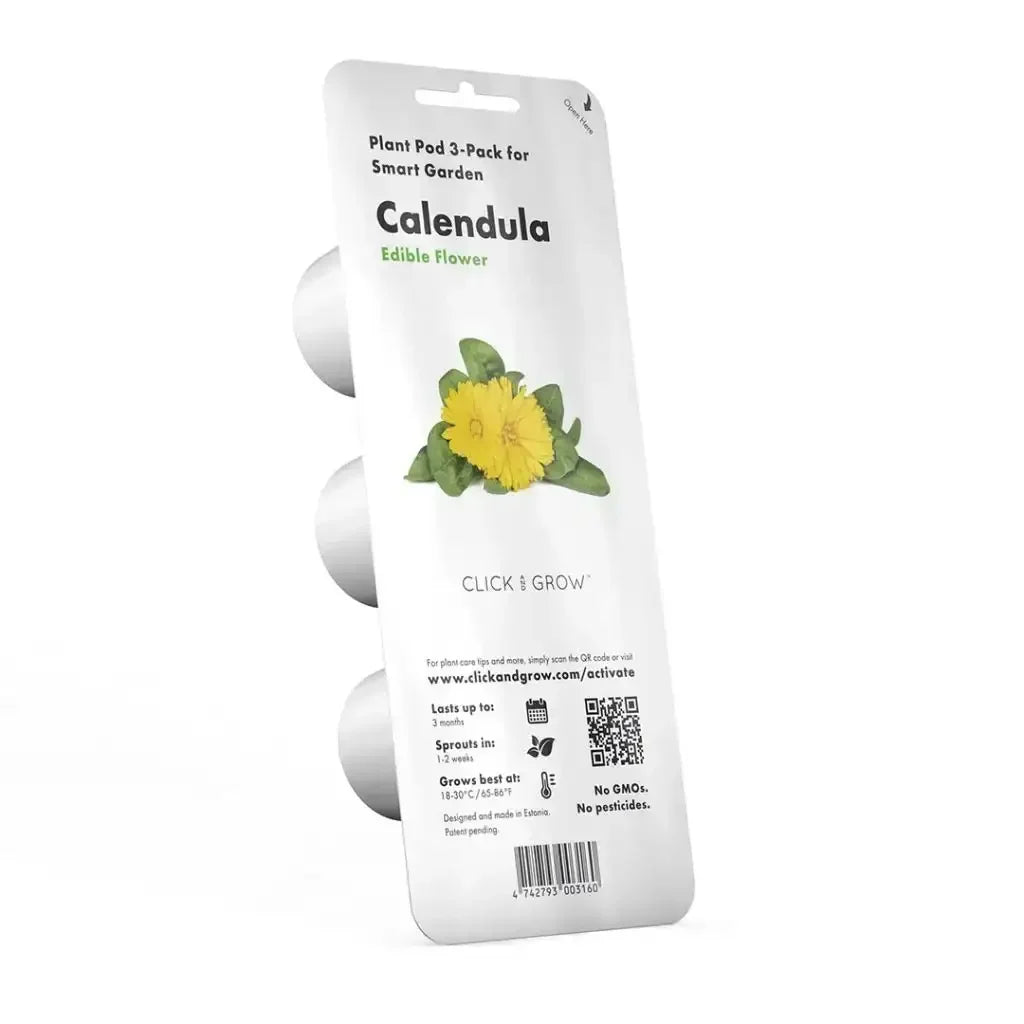 Click & Grow - Smart Garden Refill Calendula - Starter do Uprawy z Nasionami - Nagietek Lekarski