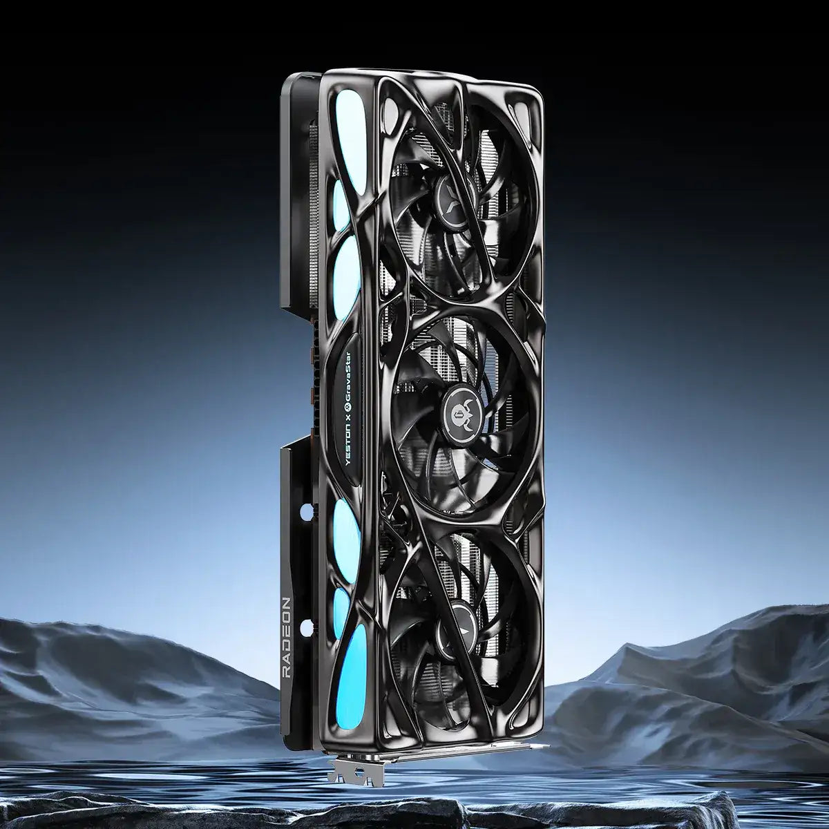 GravaStar x Yeston - AMD RADEON RX 9070 XT 16G GDDR6 Mercury Nova OC - Karta Graficzna