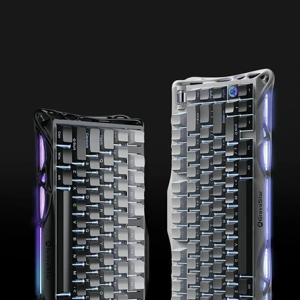 GravaStar - Mercury K1 Gradient Black Wireless Mechanical Keyboard - Bezprzewodowa Klawiatura Mechaniczna