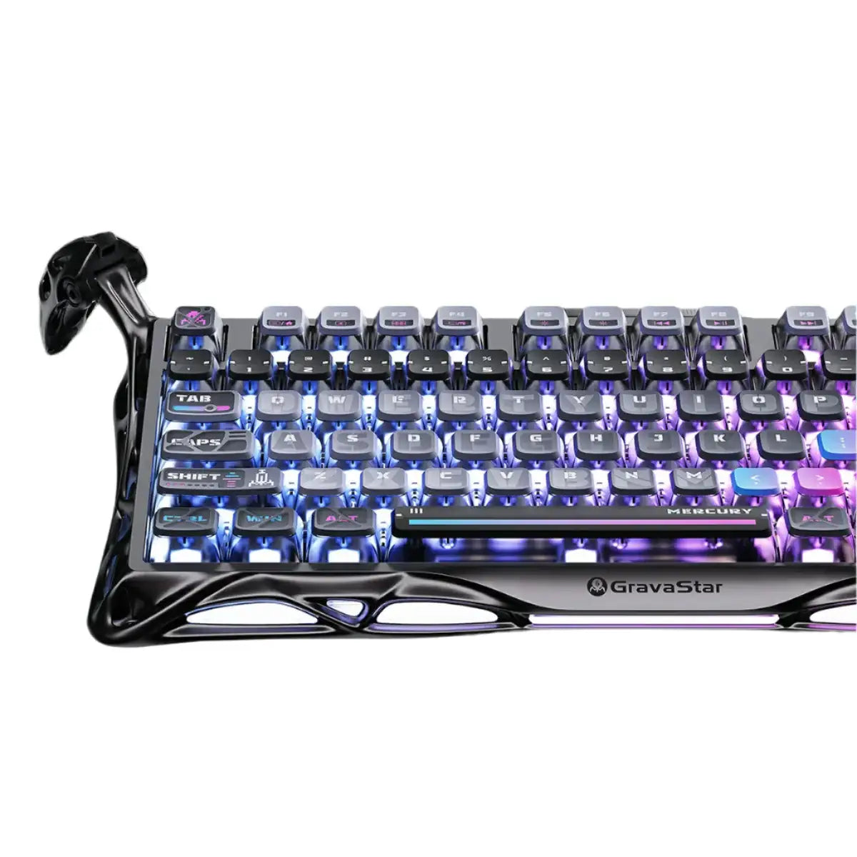 GravaStar - Mercury K1 Pro Special Edition Cyberpunk Wireless Mechanical Keyboard - Bezprzewodowa Klawiatura Mechaniczna