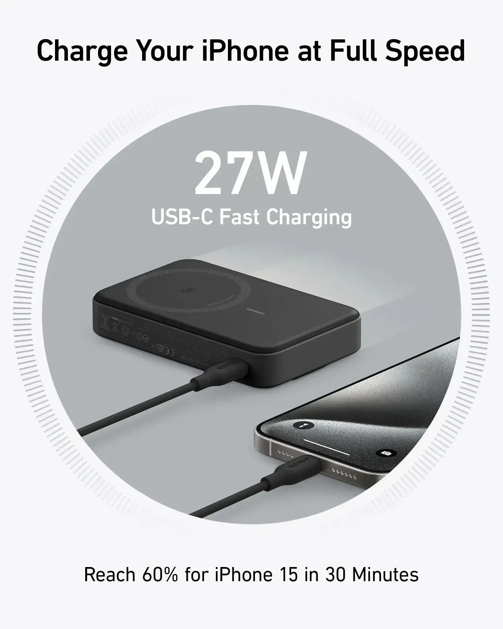 Anker - MagGo Power Bank (10K) - Powerbank 10000 mAh
