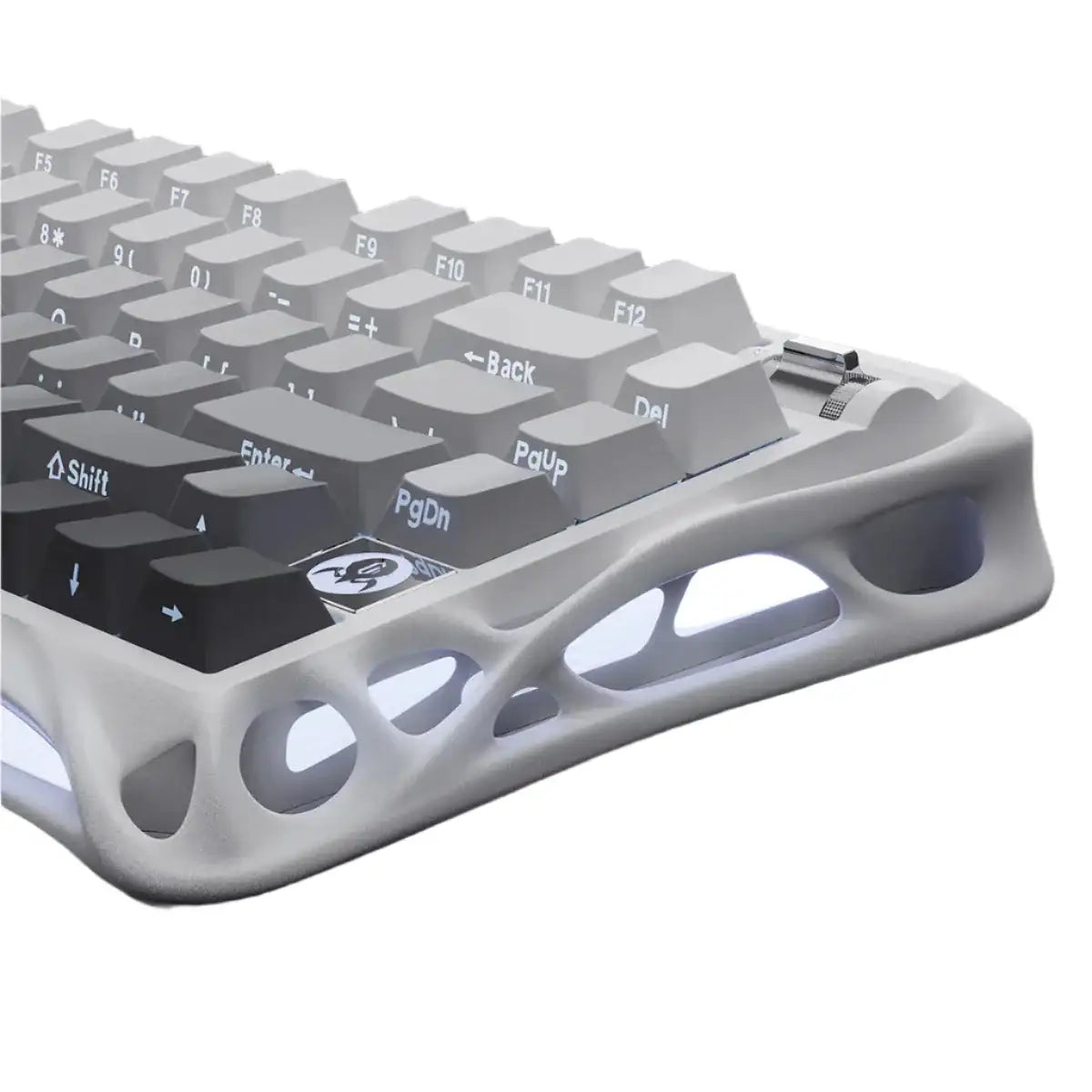 GravaStar - Mercury K1 Gradient White Wireless Mechanical Keyboard - Bezprzewodowa Klawiatura Mechaniczna