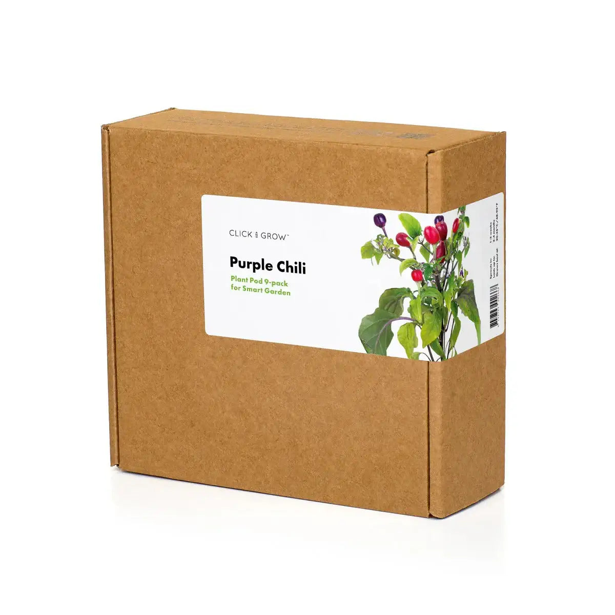 Click & Grow - Smart Garden Refill Purple Chili Pepper - Starter do Uprawy z Nasionami - Fioletowa Papryka Chili