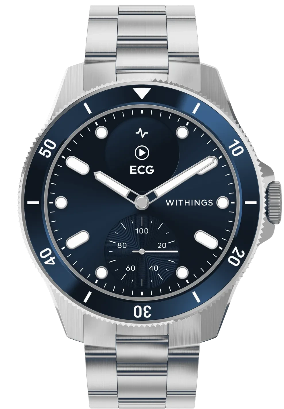Withings - ScanWatch Nova - Elegancki Smartwatch Monitorujący Zdrowie 42 mm