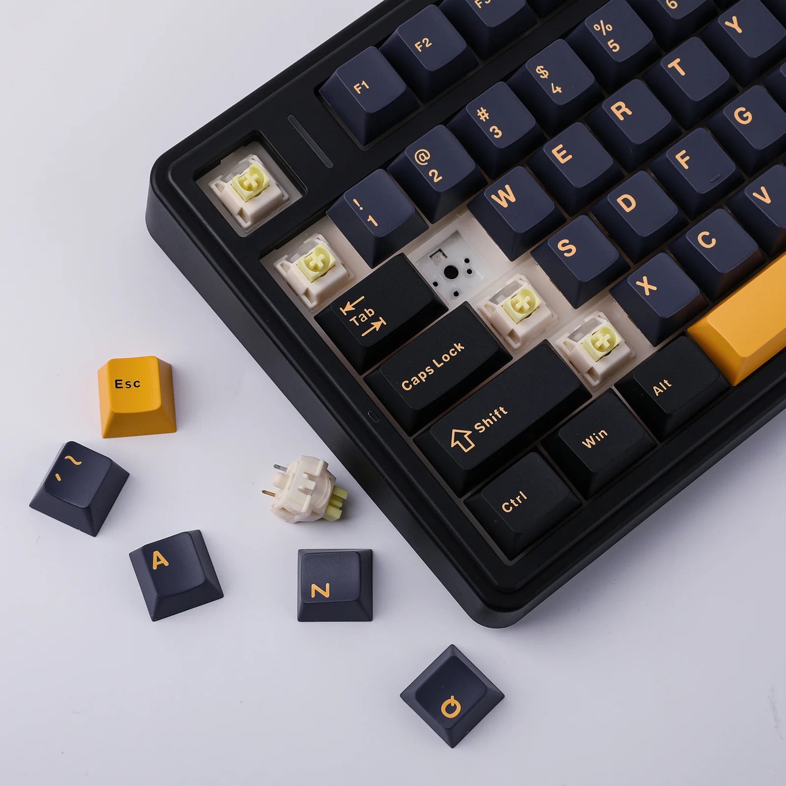 AULA - F75 Wireless Mechanical Keyboard - Bezprzewodowa Klawiatura Mechaniczna - Thunder Black