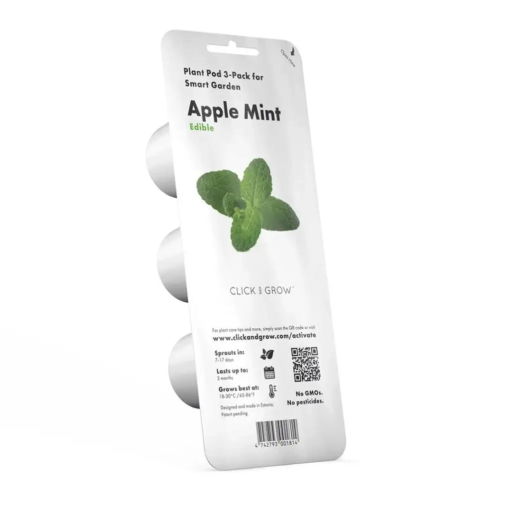 Click & Grow - Smart Garden Refill Apple Mint - Starter do Uprawy z Nasionami - Mięta Jabłkowa