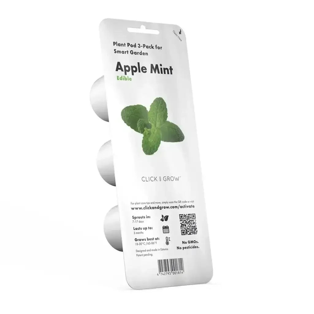 Click & Grow - Smart Garden Refill Apple Mint - Starter do Uprawy z Nasionami - Mięta Jabłkowa