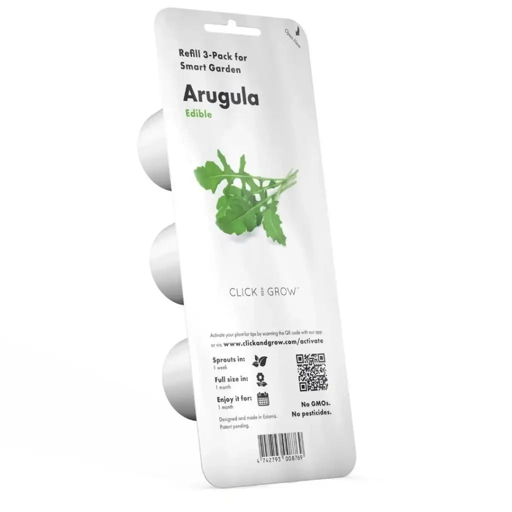 Click & Grow - Smart Garden Refill Arugula - Starter do Uprawy z Nasionami - Rukola