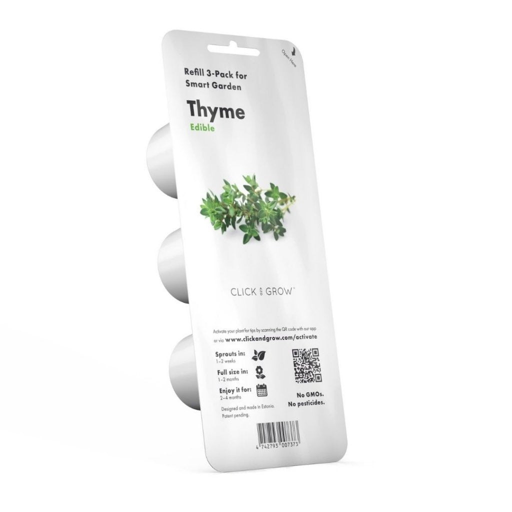 Click & Grow - Smart Garden Refill Thyme - Starter do Uprawy z Nasionami - Tymianek