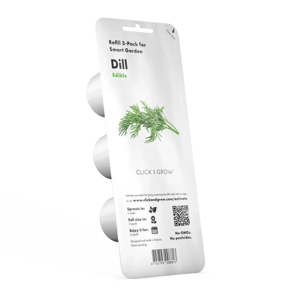Click & Grow - Smart Garden Refill Dill - Starter do Uprawy z Nasionami - Koperek