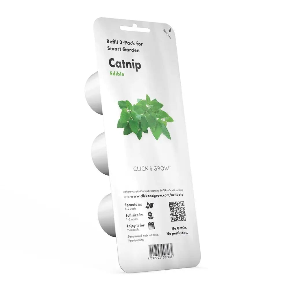 Click & Grow - Smart Garden Refill Catnip - Starter do Uprawy z Nasionami - Kocimiętka