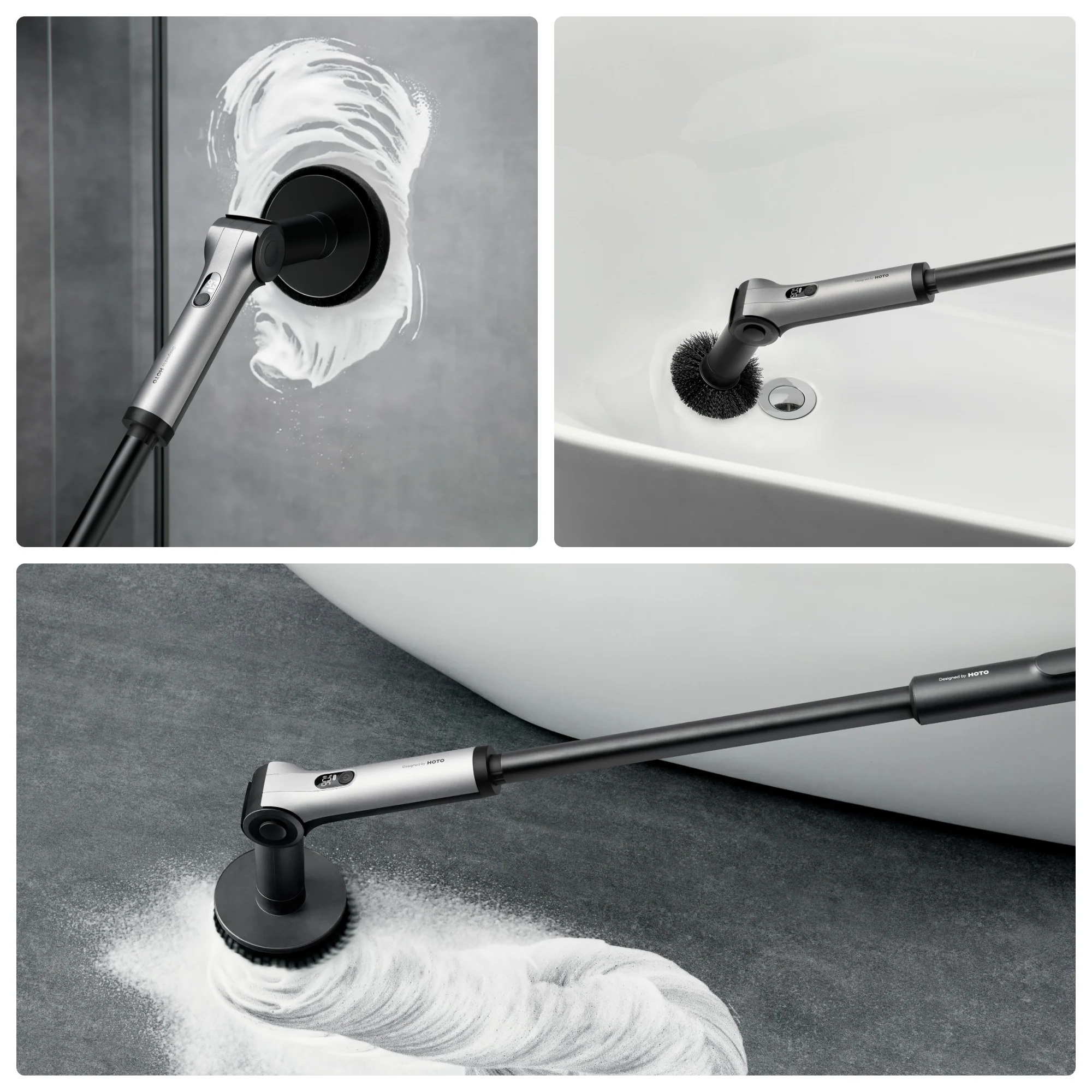 HOTO - HOTO Flexi™ Cordless Spin Scrubber - Wielofunkcyjna Szczotka Elektryczna
