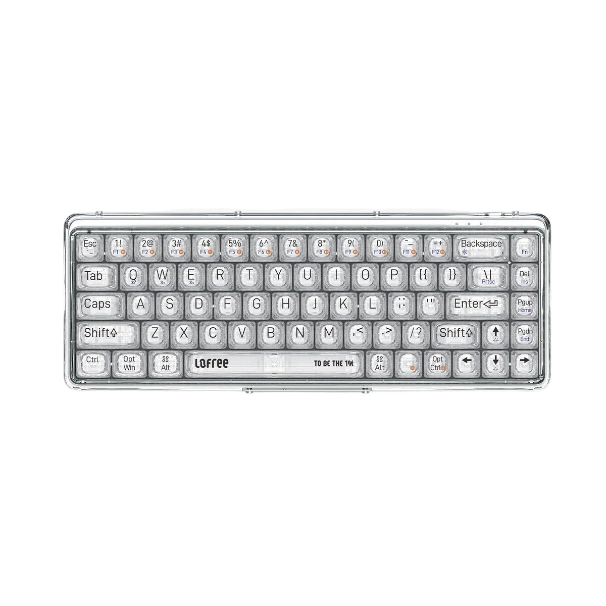 Lofree - 1% Mechanical Keyboard - Klawiatura Mechaniczna Transparent