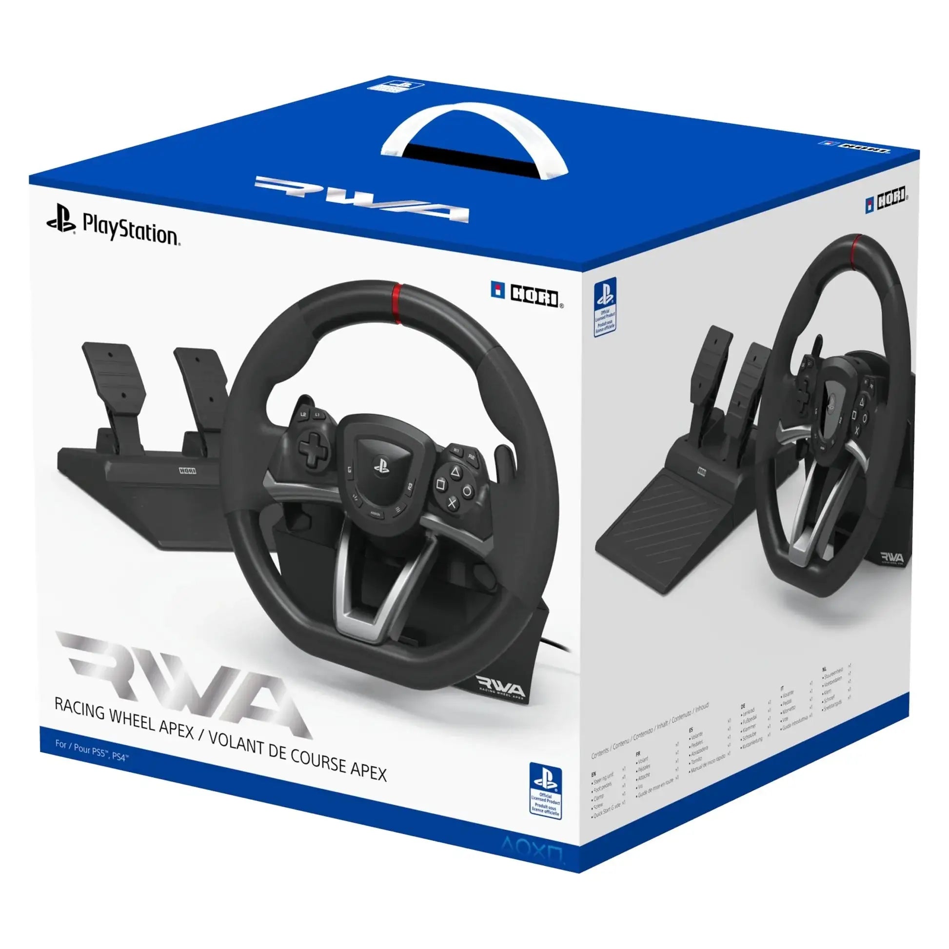 HORI - Racing Wheel APEX for PlayStation®5 - Kierownica Wyścigowa z Pedałami