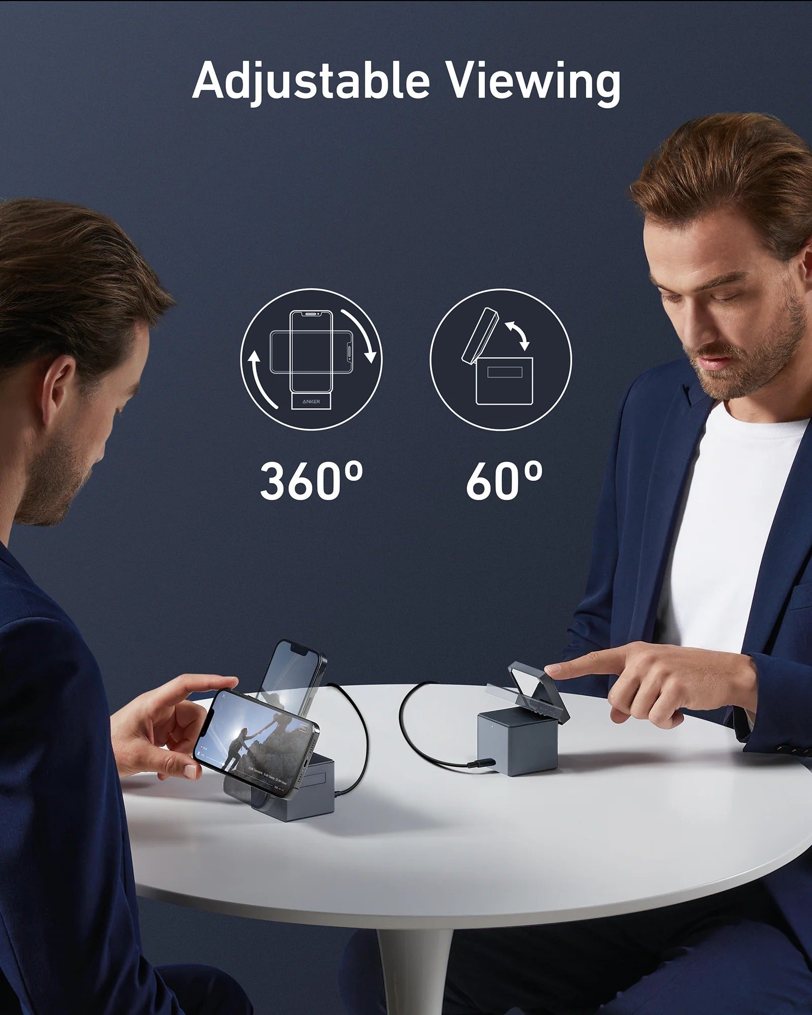 Anker - 3-in-1 Cube with MagSafe Charger - Ładowarka z MagSafe