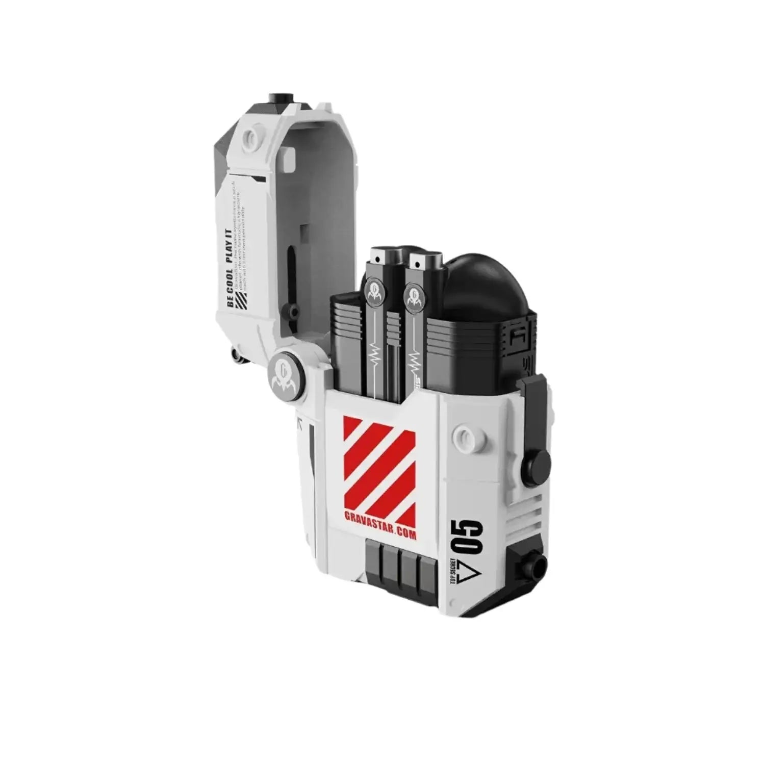 GravaStar - Sirius P5 Defense Mecha White Wireless Headphones - Słuchawki Bezprzewodowe