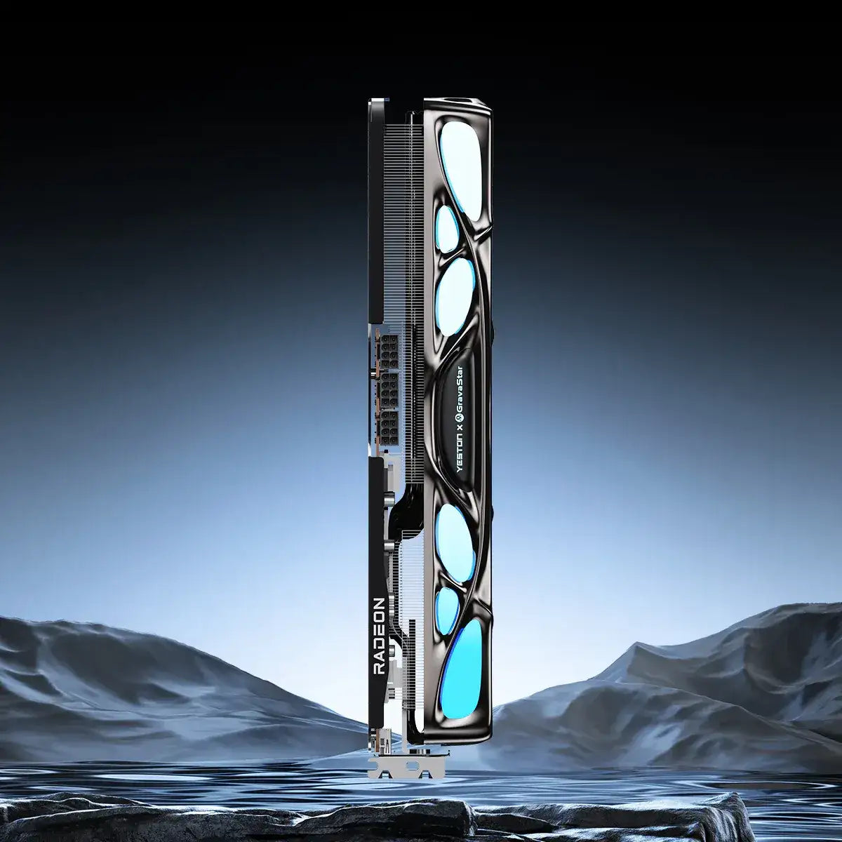 GravaStar x Yeston - AMD RADEON RX 9070 XT 16G GDDR6 Mercury Nova OC - Karta Graficzna