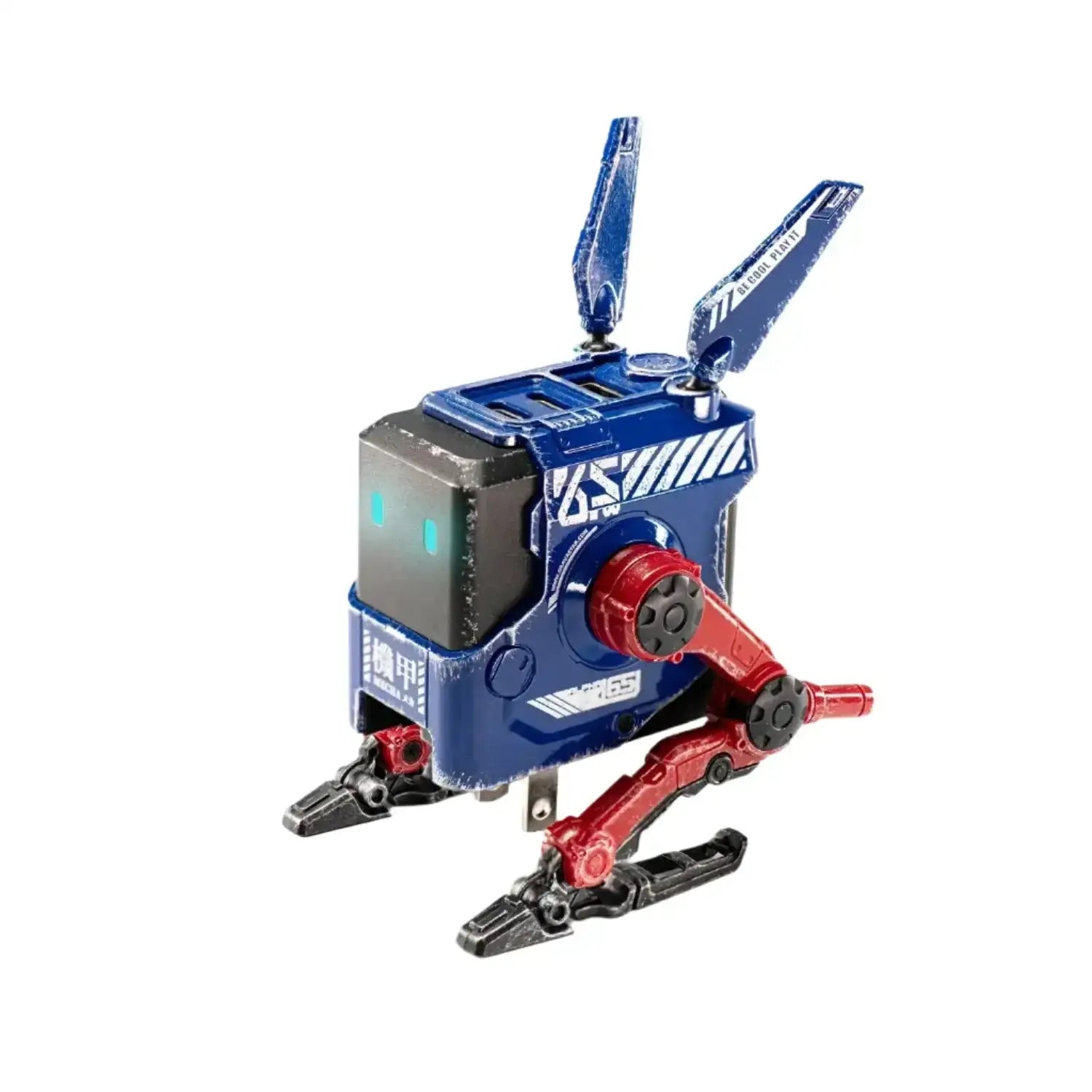 GravaStar - Alpha65 GaN 65W War Damaged Blaze Blue Wall Charger - Ładowarka