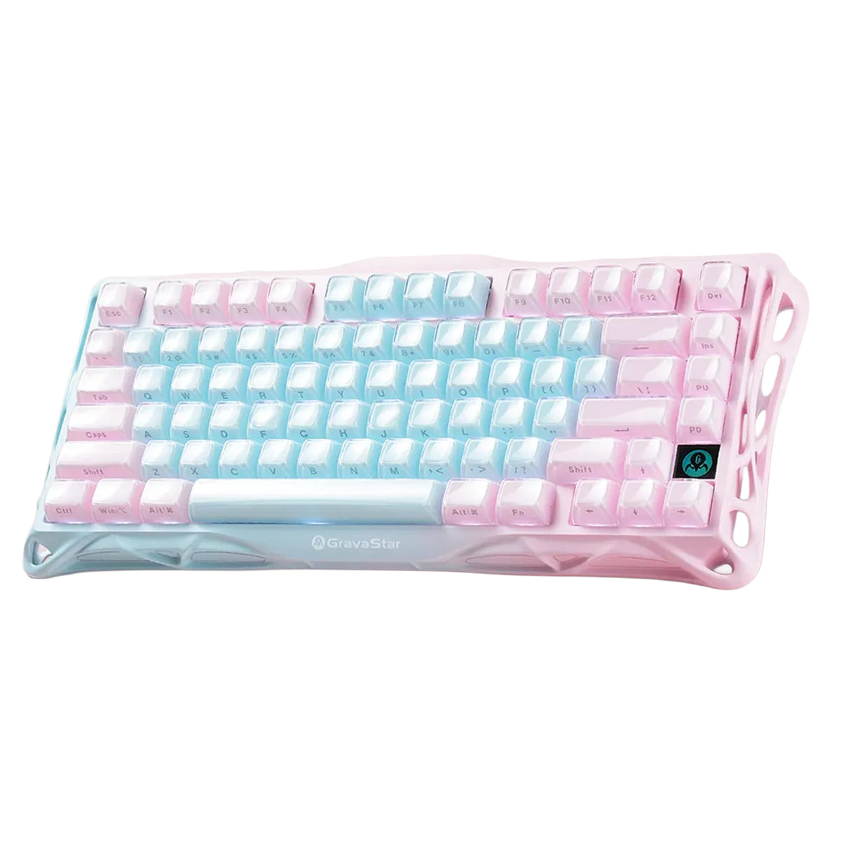 GravaStar - Mercury K1 Lite Special Edition Aurora Mist Wireless Mechanical Keyboard - Bezprzewodowa Klawiatura Mechaniczna