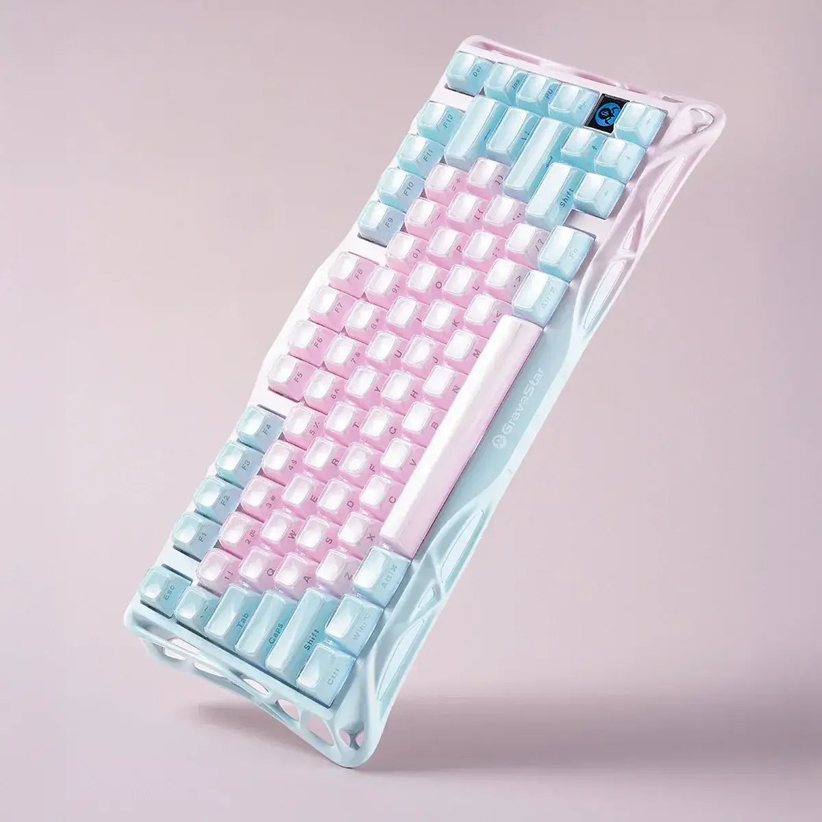 GravaStar - Mercury K1 Lite Special Edition Lumen Rose Wireless Mechanical Keyboard - Bezprzewodowa Klawiatura Mechaniczna