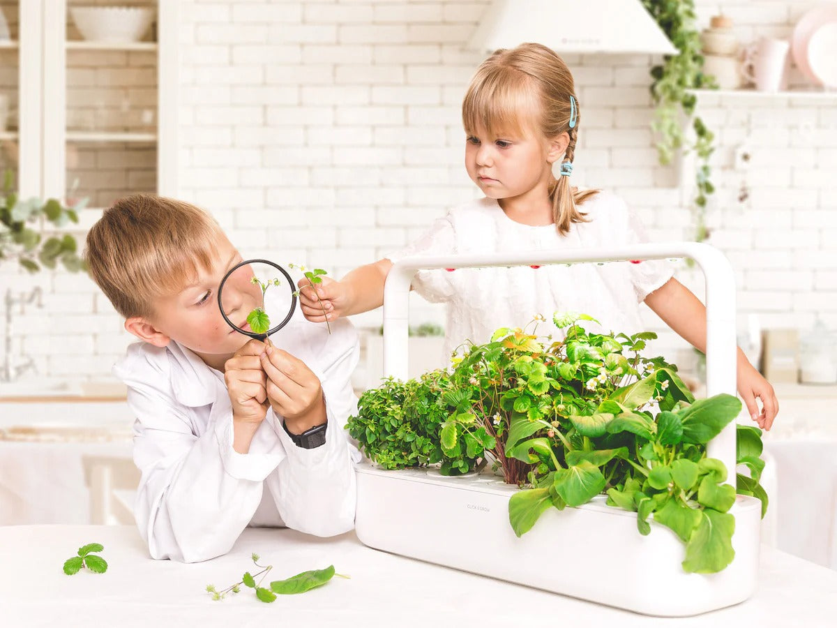 Click & Grow - Smart Garden 9 Starter Kit - Doniczka z Lampą Led do Uprawy Roślin