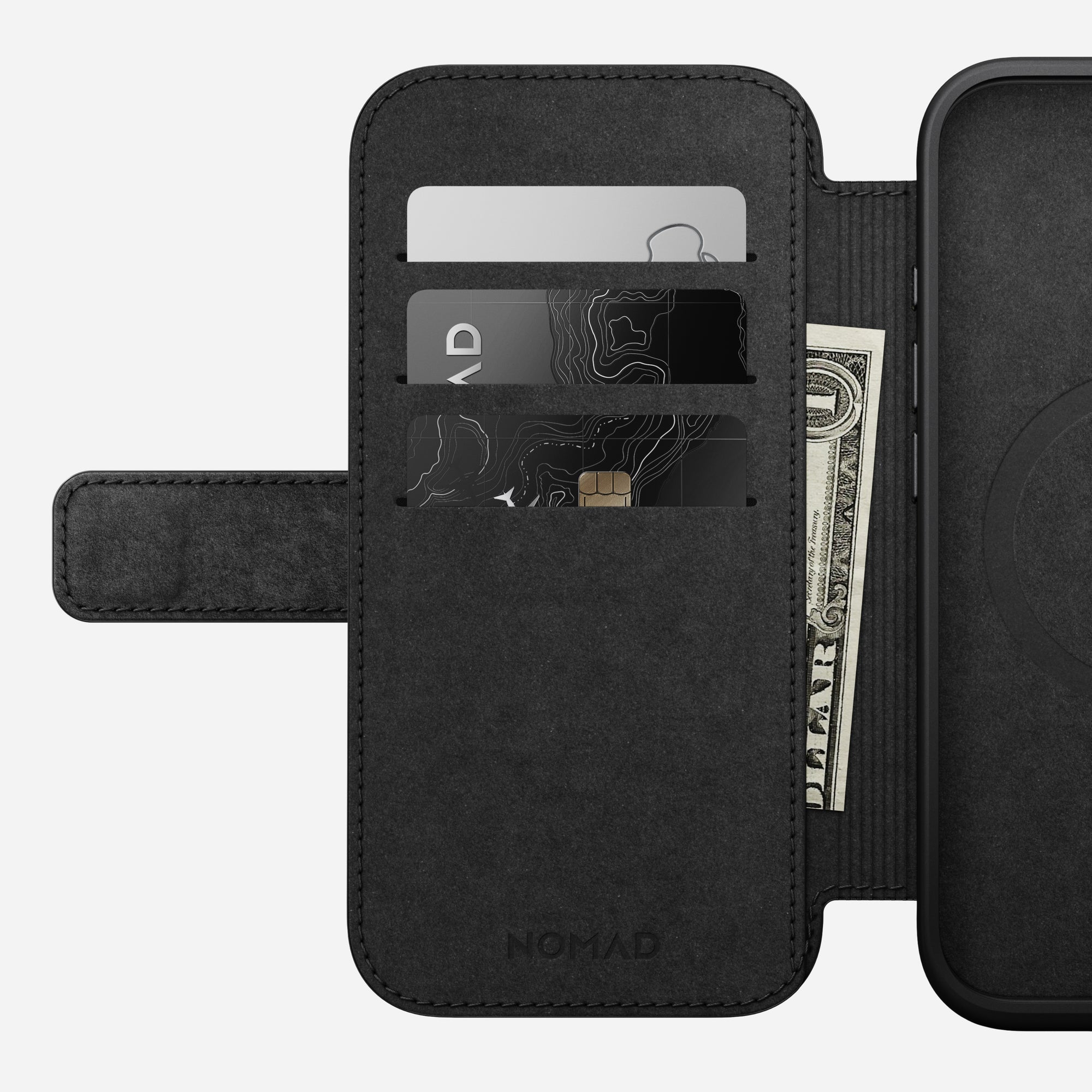 Nomad – Modern Leather Folio for iPhone 16 with MagSafe - Skórzane Etui na iPhone z MagSafe