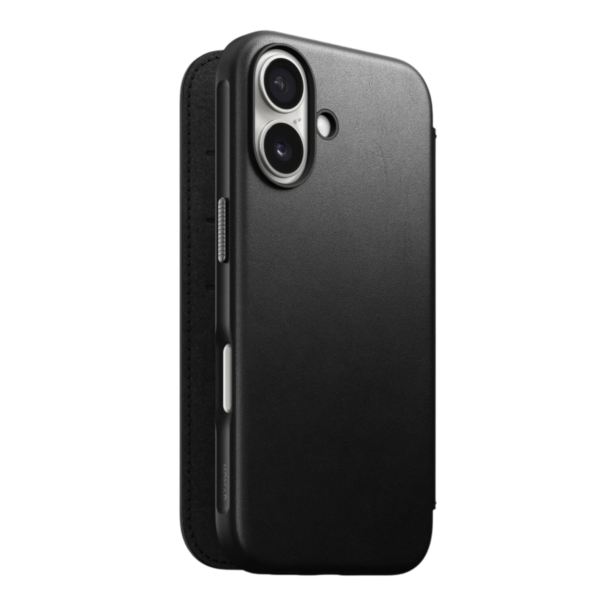 Nomad – Modern Leather Folio for iPhone 16 with MagSafe - Skórzane Etui na iPhone z MagSafe