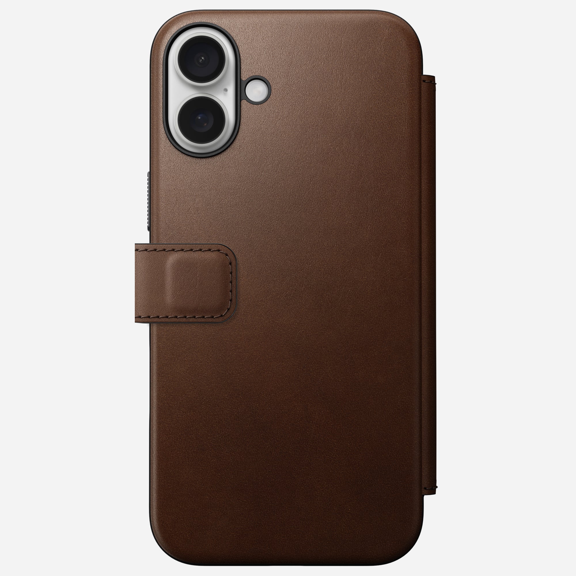 Nomad – Modern Leather Folio for iPhone 16 with MagSafe - Skórzane Etui na iPhone z MagSafe