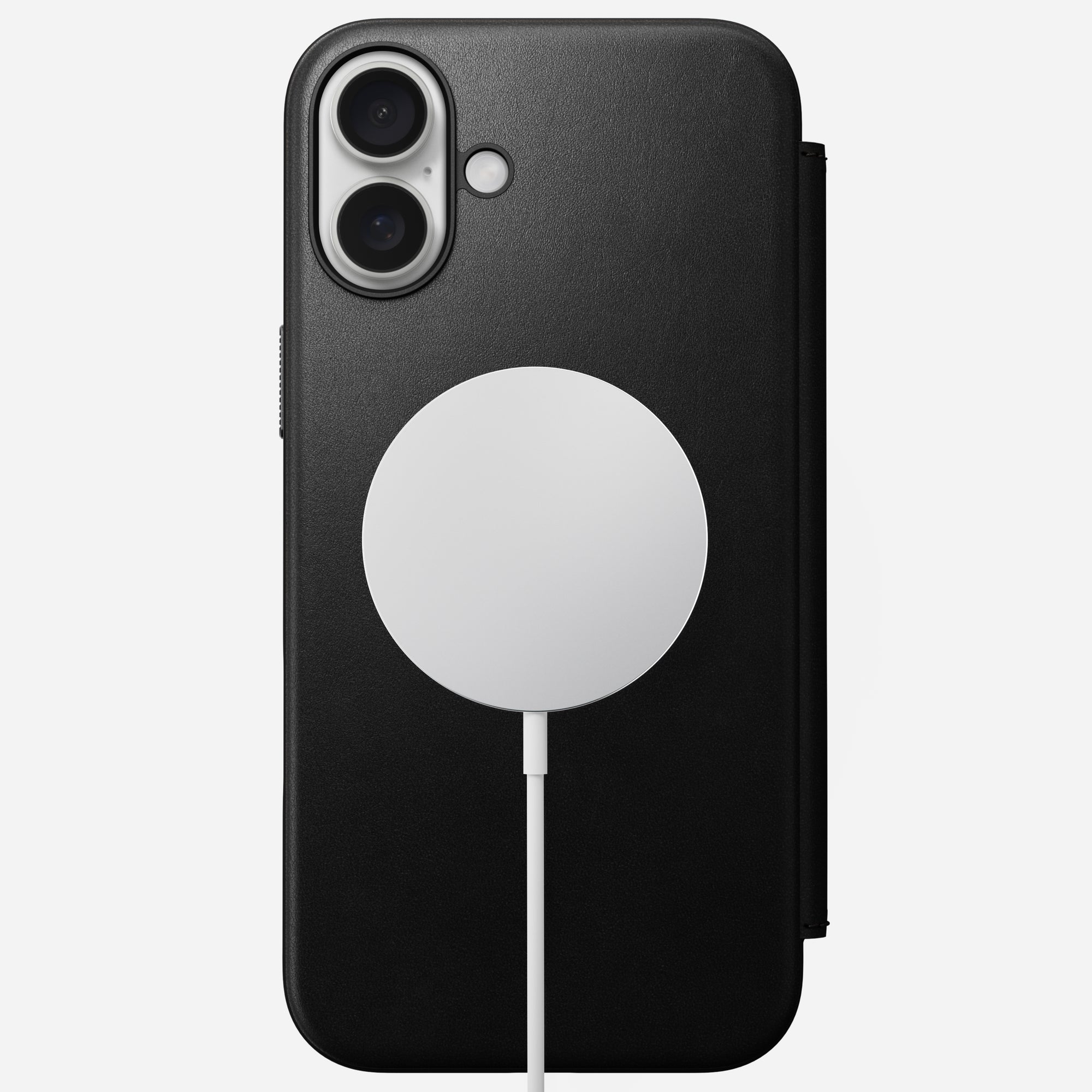 Nomad – Modern Leather Folio for iPhone 16 with MagSafe - Skórzane Etui na iPhone z MagSafe