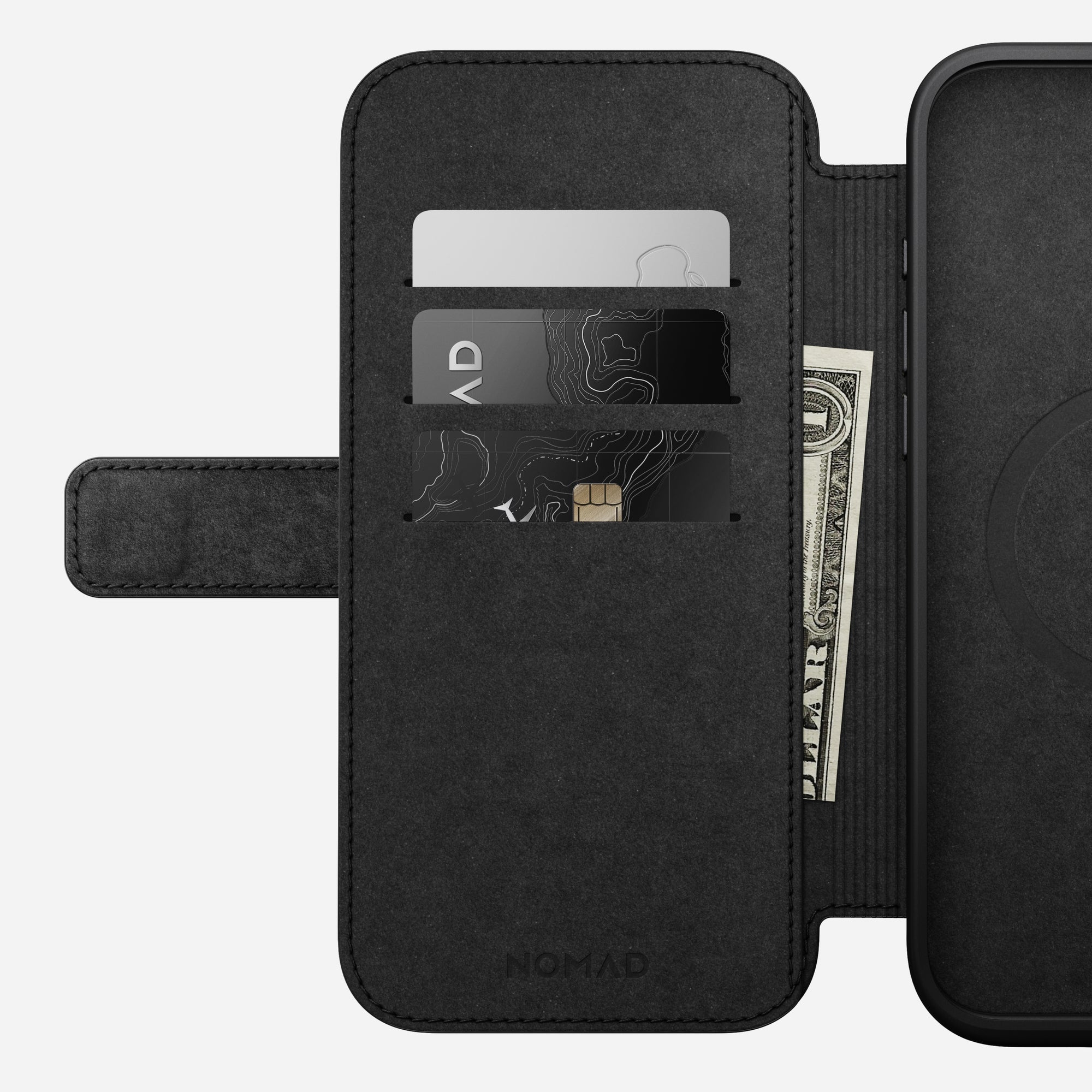 Nomad – Modern Leather Folio for iPhone 16 with MagSafe - Skórzane Etui na iPhone z MagSafe
