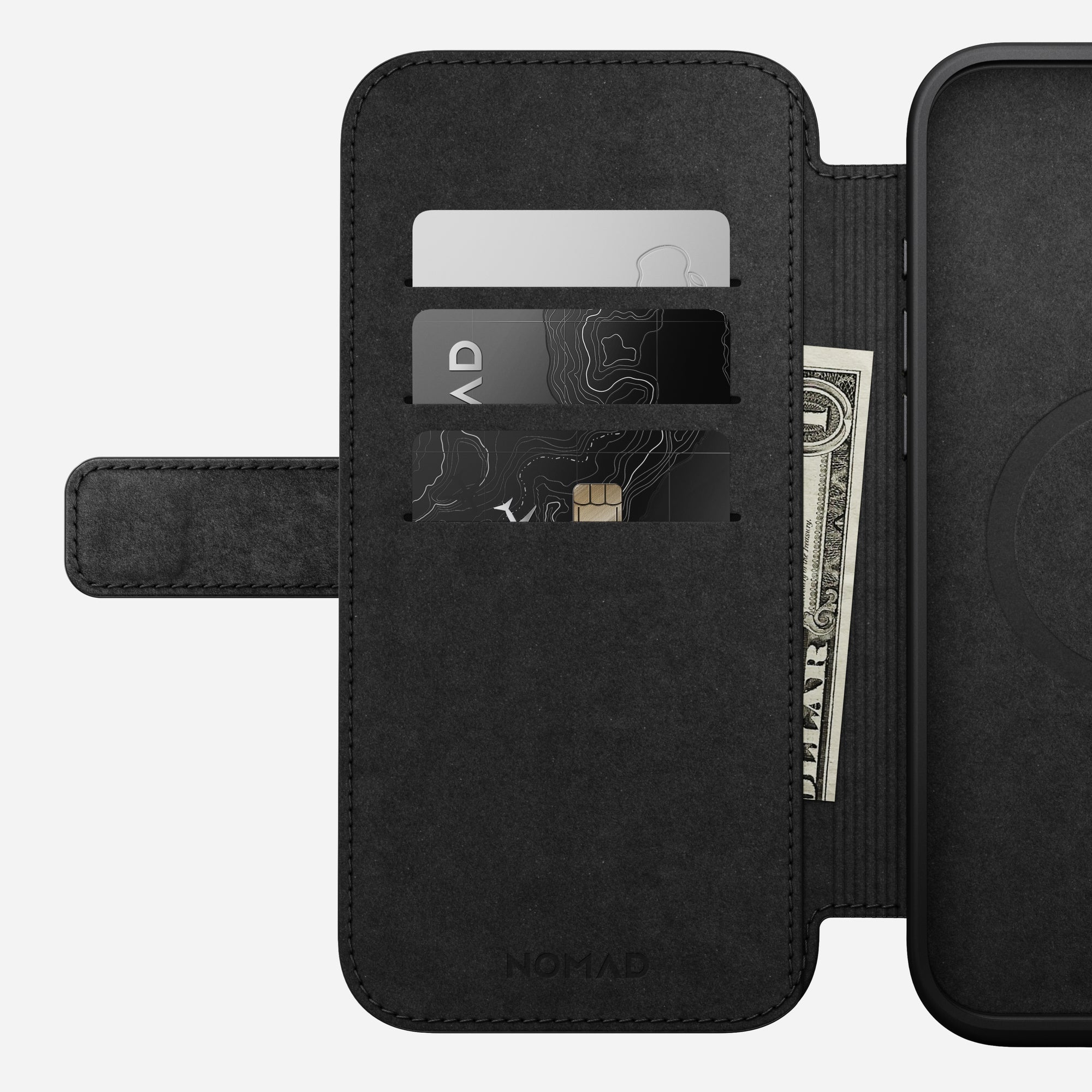 Nomad – Modern Leather Folio for iPhone 16 with MagSafe - Skórzane Etui na iPhone z MagSafe