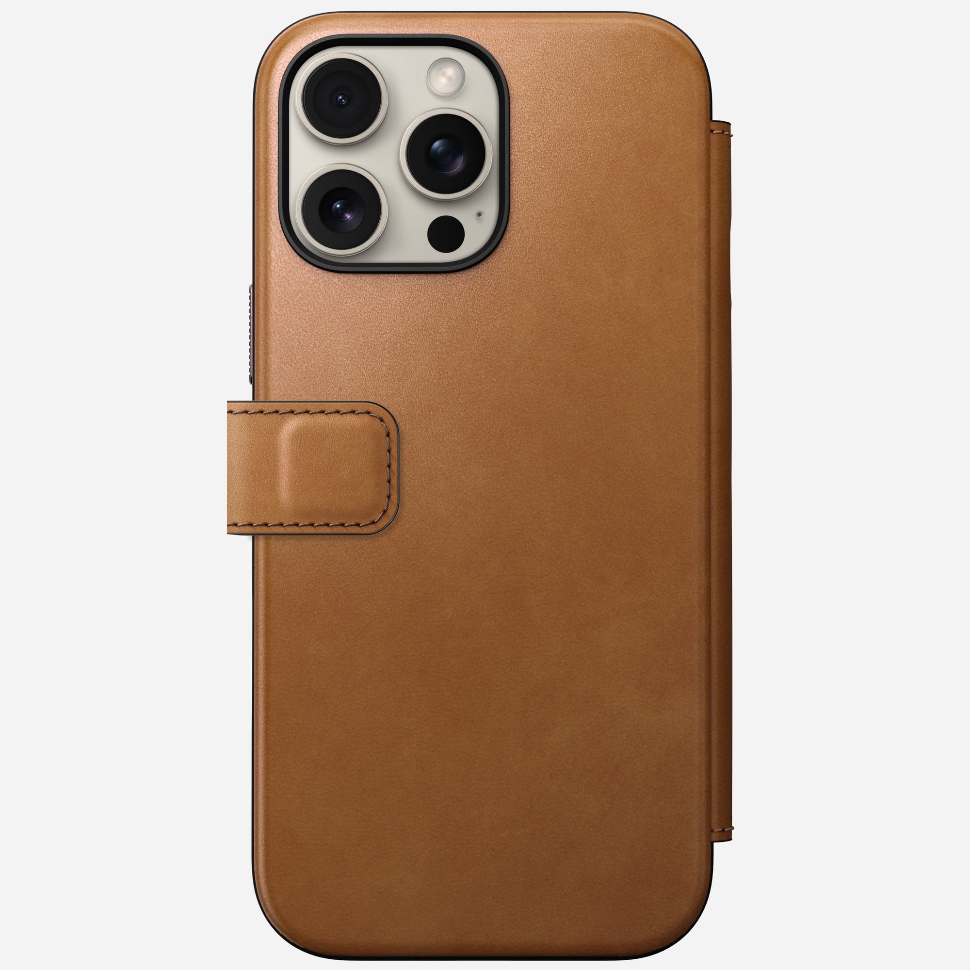 Nomad – Modern Leather Folio for iPhone 16 with MagSafe - Skórzane Etui na iPhone z MagSafe