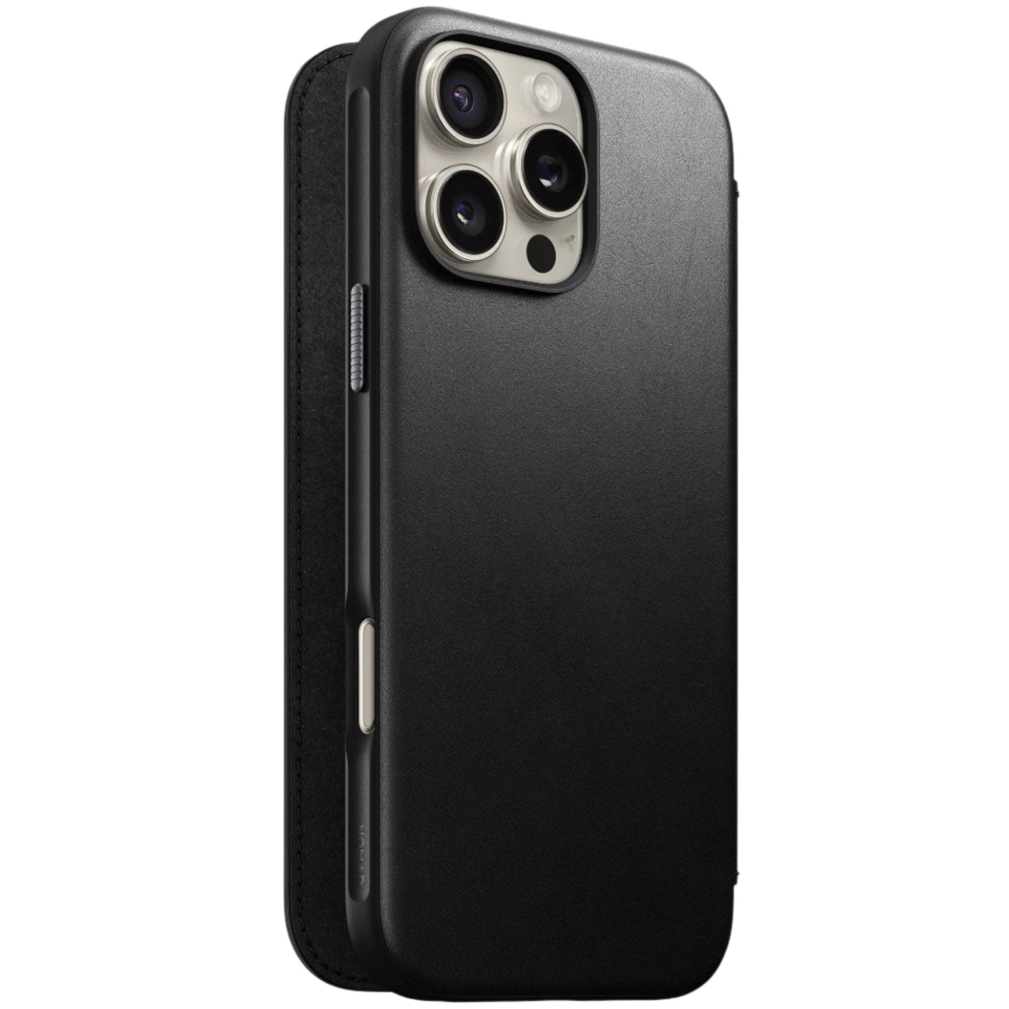Nomad – Modern Leather Folio for iPhone 16 with MagSafe - Skórzane Etui na iPhone z MagSafe