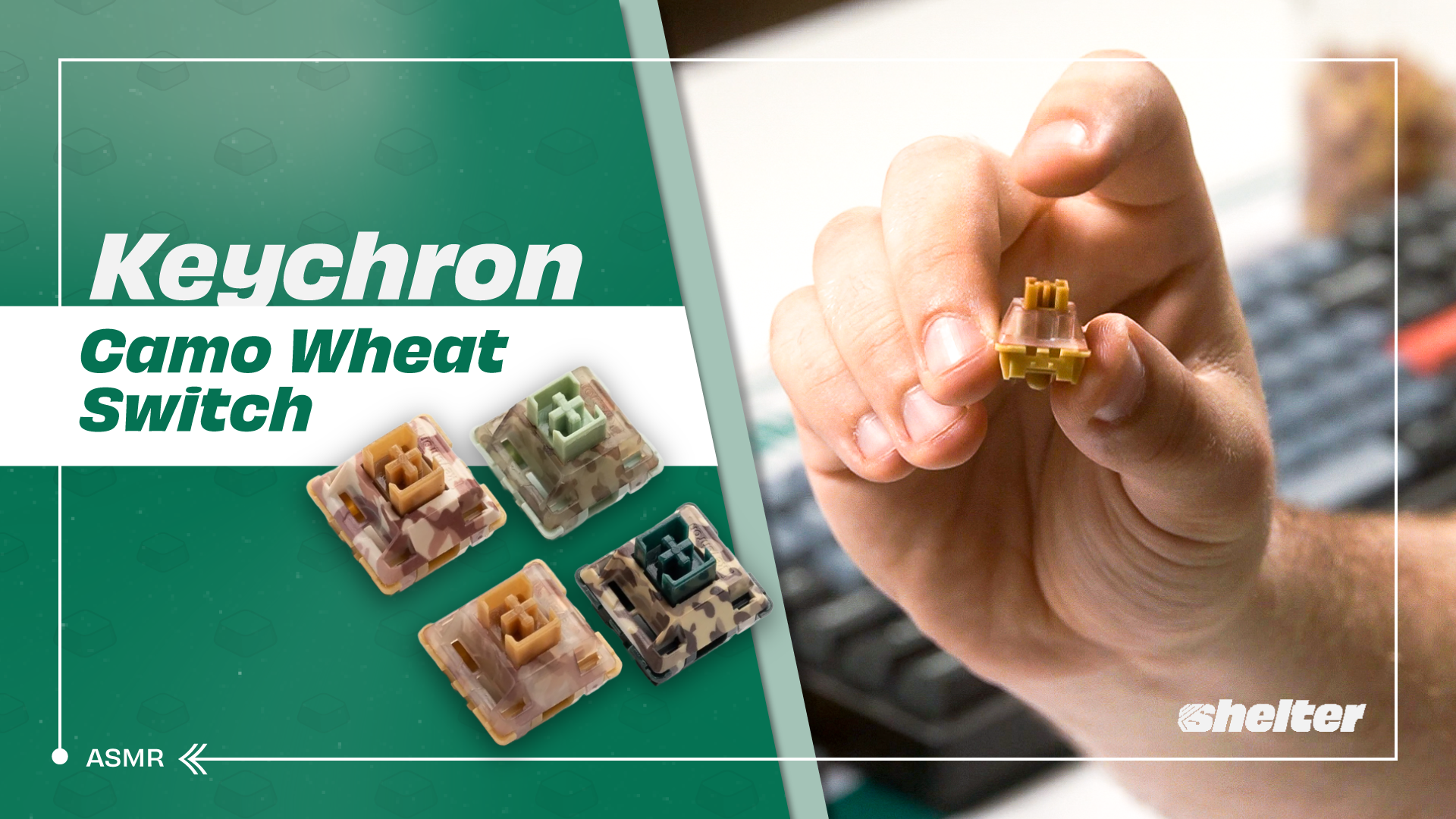 Załaduj wideo: Keychron Camo Wheat Switch